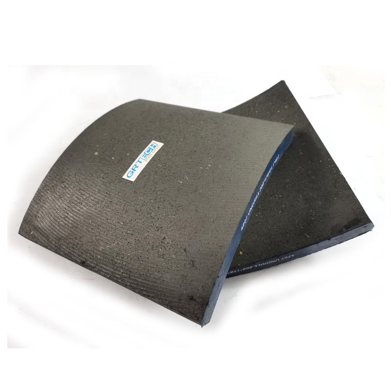 4707 Non-asbestos Brake Lining Shoe for Truck