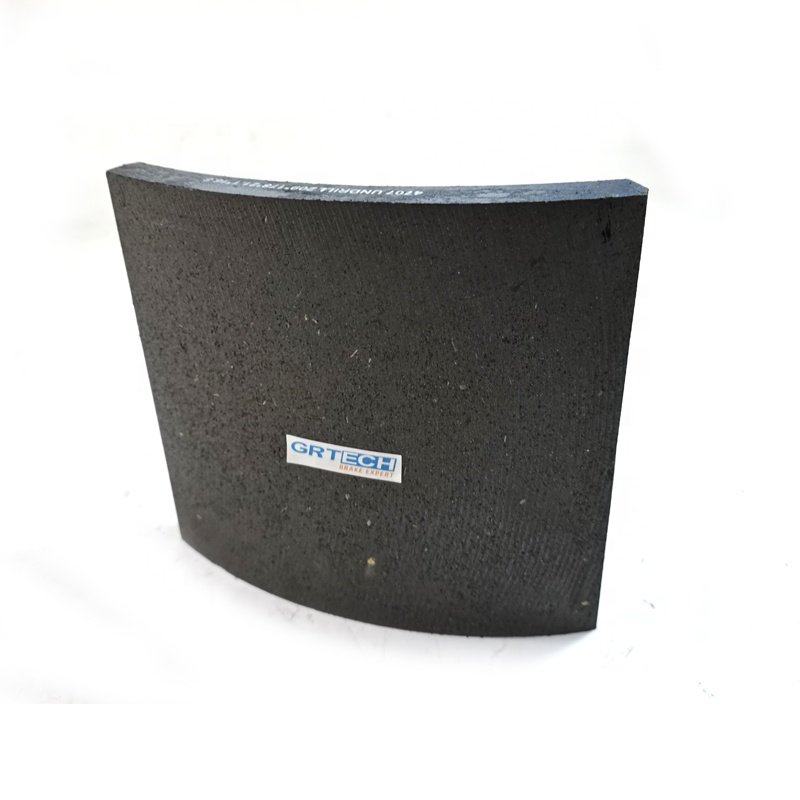 4707 Non-asbestos Brake Lining Shoe for Truck