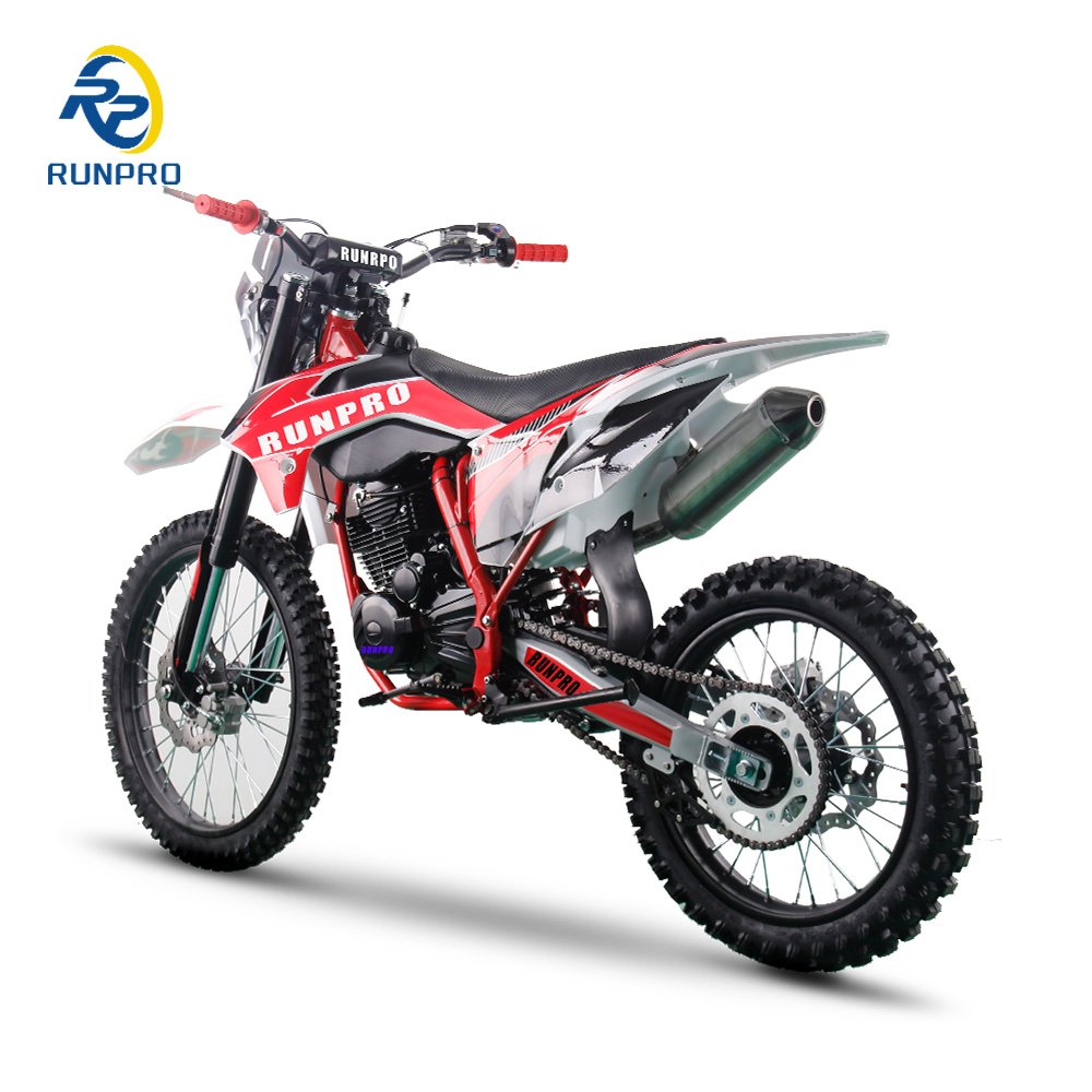RUNPRO 250cc Off-Road Motorcycle 4-Stroke Air-Cooled Gasoline Dirt Bike with CE Certification