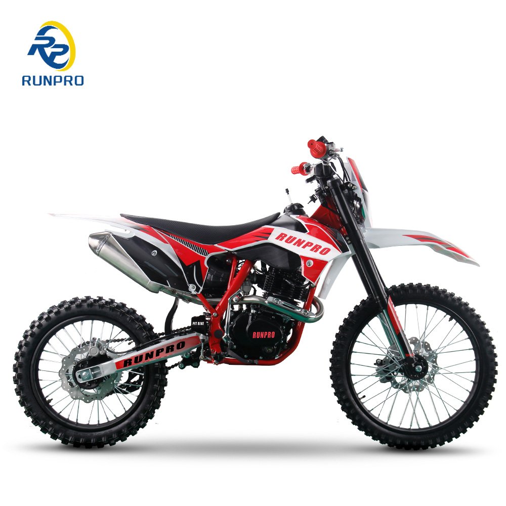RUNPRO 250cc Off-Road Motorcycle 4-Stroke Air-Cooled Gasoline Dirt Bike with CE Certification