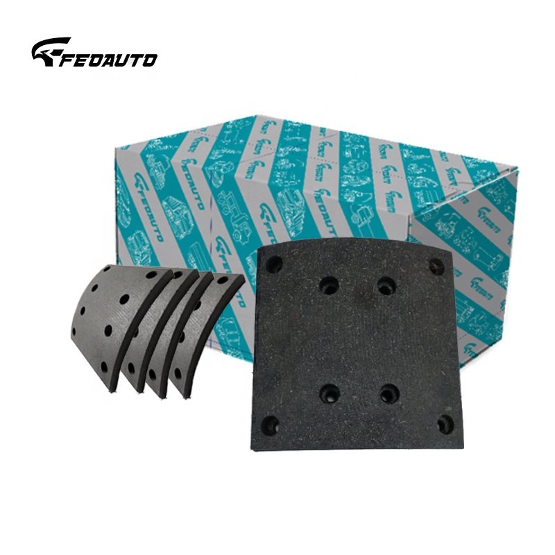 Truck Trailer Brake Lining Manufacturing Brake Shoe Lining WVA19574