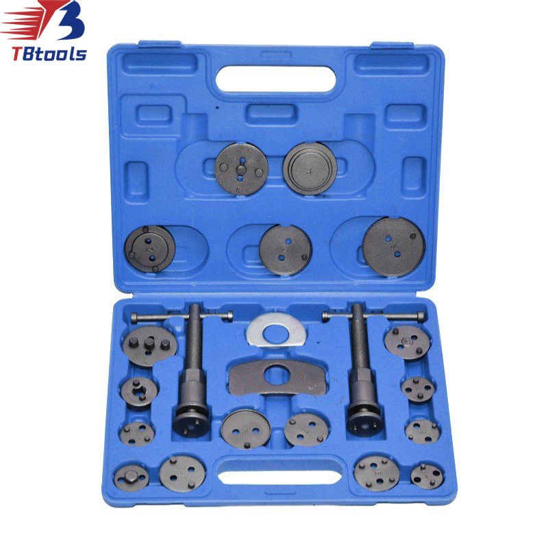TBTOOLS Car Auto 18pcs Universal Front and Rear Caliper Disc Brake Caliper Piston Rewind Wind Back Repair Tool Kit Sets TB122