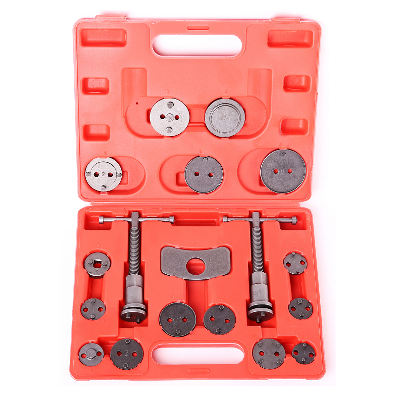 TBTOOLS Car Auto 18pcs Universal Front and Rear Caliper Disc Brake Caliper Piston Rewind Wind Back Repair Tool Kit Sets TB122