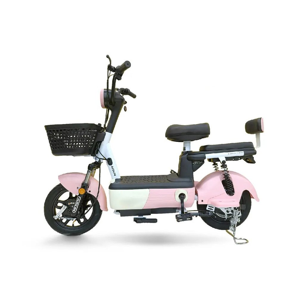 Electric Two-wheeler Cheap 350W Electric Bicycle Step Through Electric City Ebike Scooter With Pedal