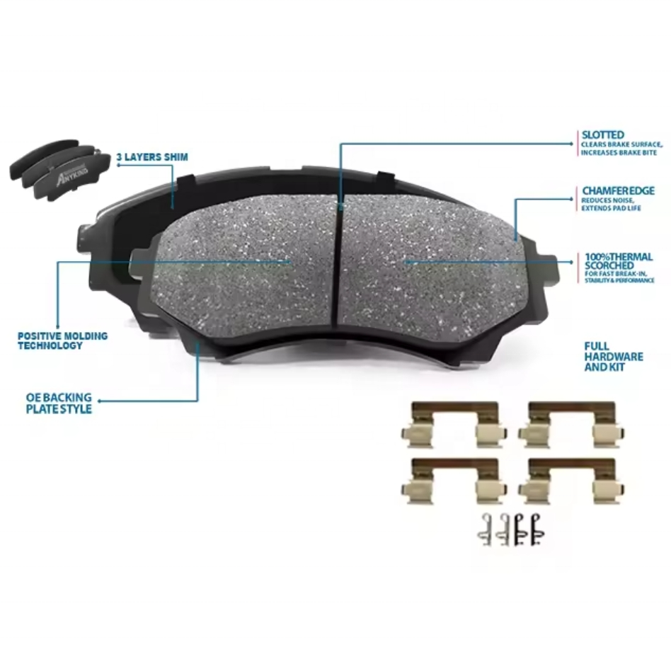 Factory Supply Auto Brake System Front Brake Pads for BYD Song Pro D1555-9593