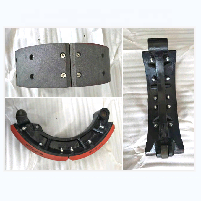 Heavy Duty Truck Accessories Mining Dump Truck Brake Shoes Assembly Trailer Kits 9079082 9079094 for Terex 3305 TR35A