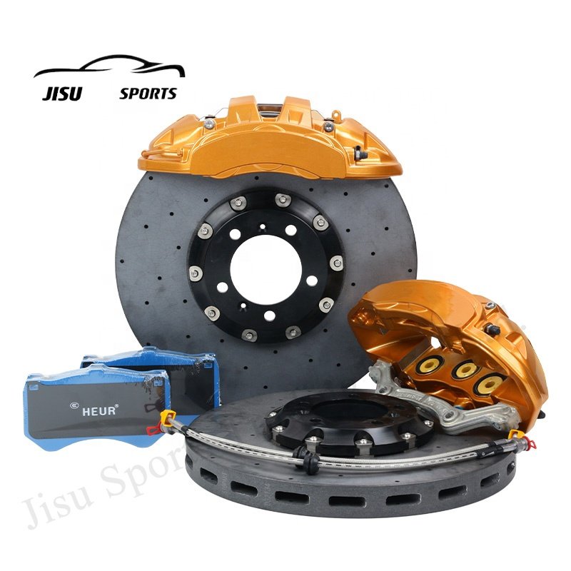 2025 CN Wholesaler 20 Inch 6 Piston Brake Caliper Kit With Carbon Fiber Ceramic Brake Discs for Mercedes G63 S63 C63 GT