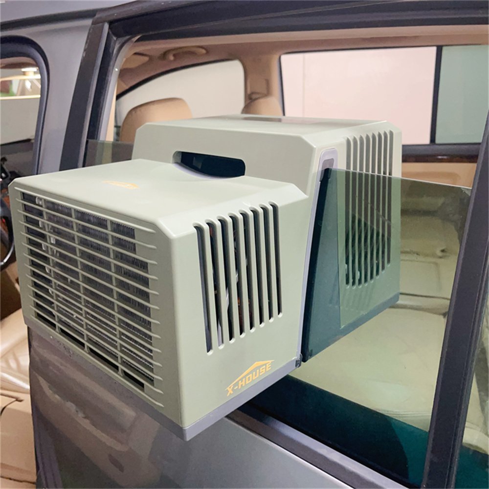 X-HOUSE 2388BTU Portable Outdoor AC, Ductless & Handy for Camping Tents, Parked Autos, Effortless Install