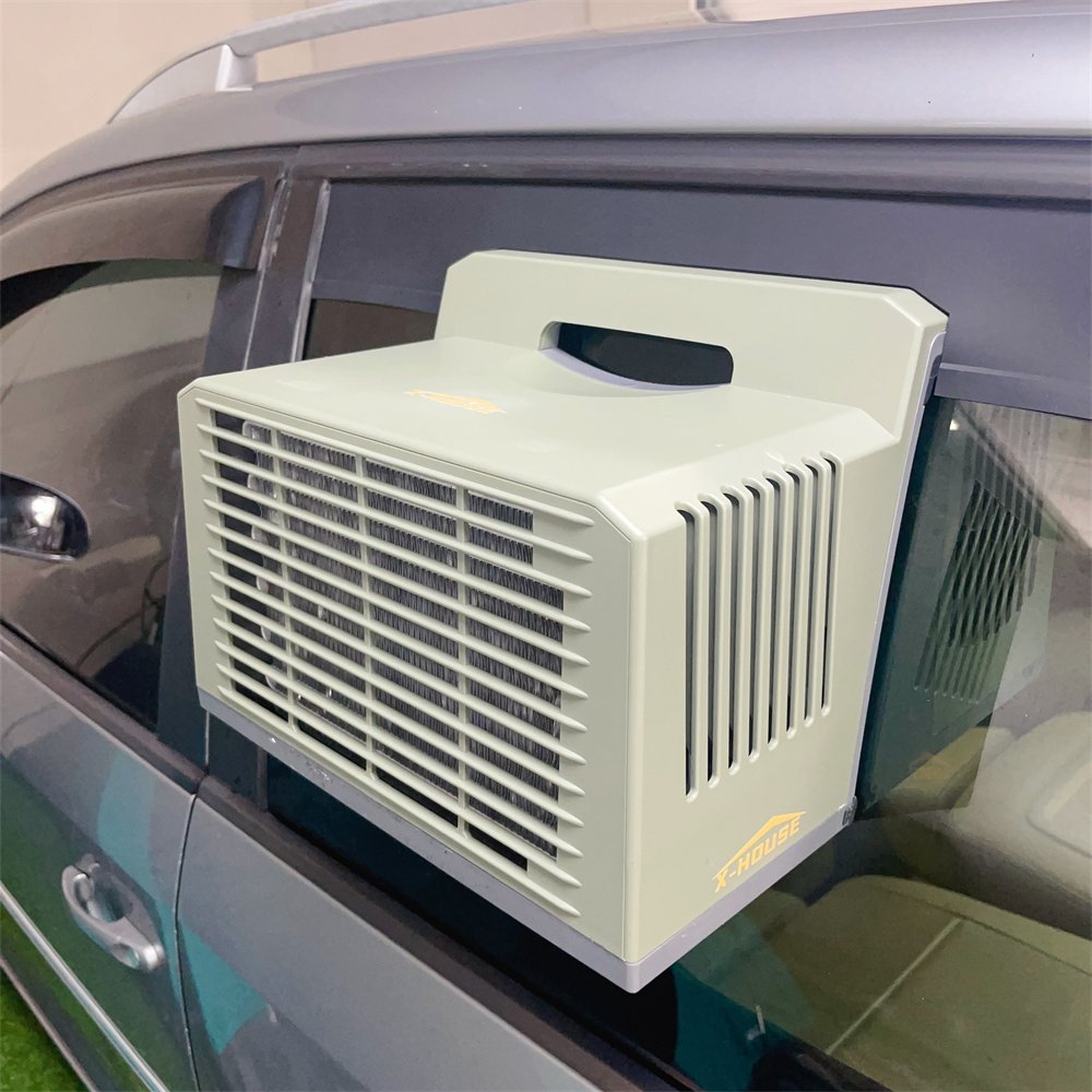 X-HOUSE 2388BTU Portable Outdoor AC, Ductless & Handy for Camping Tents, Parked Autos, Effortless Install