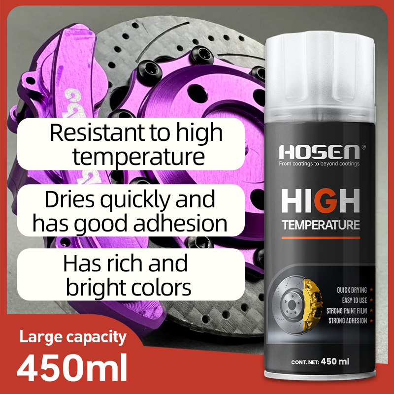 HOSEN Brand Manufacturer Brake Caliper Color Change High-temperature Spray Paint