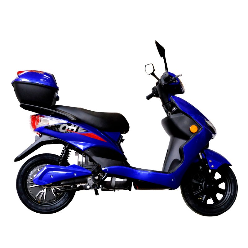 Front Disc& Rear Drum Brake Electric Motorcycle Electric Moped Scooter 40miles to 100 Miles