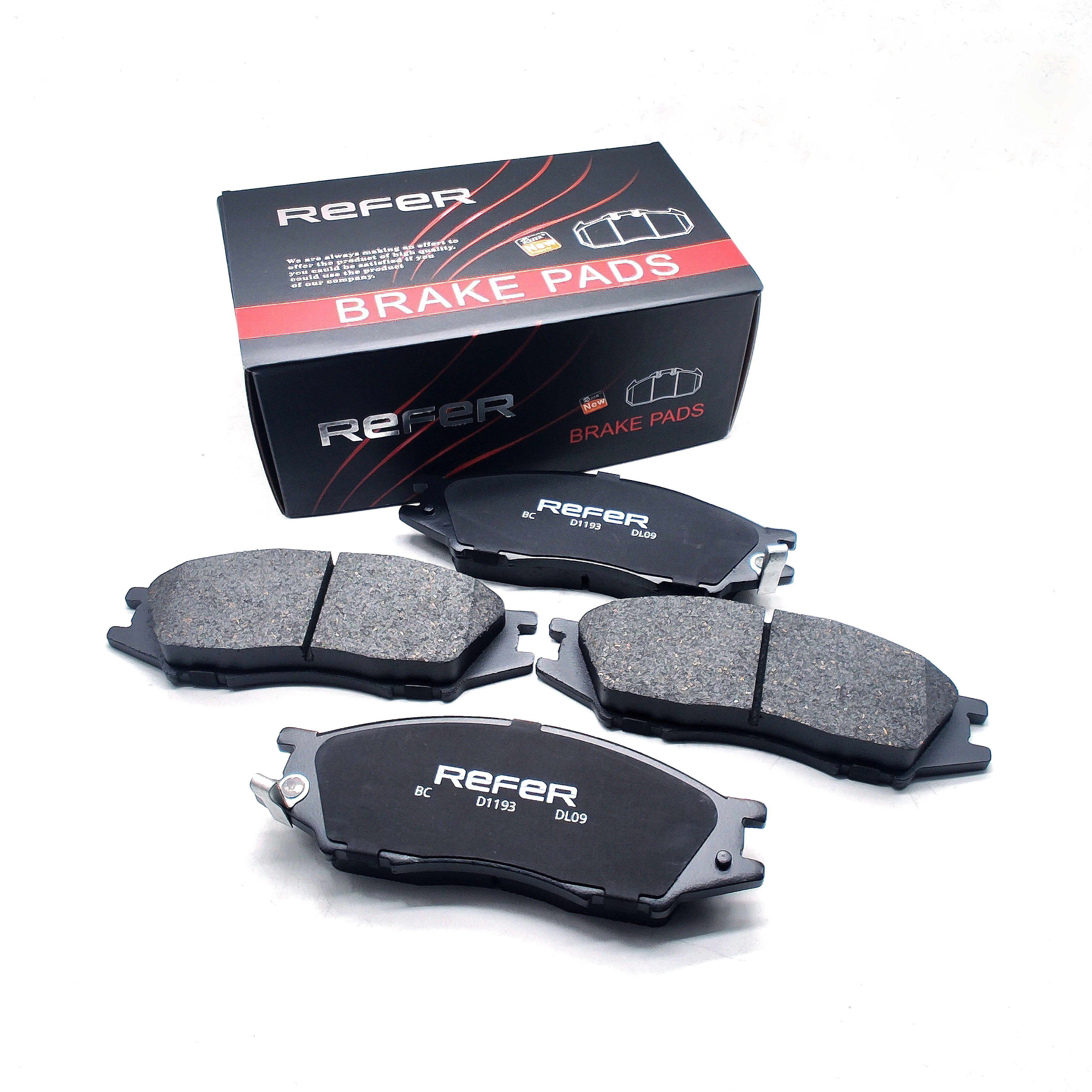 GDB7993 Ceramic Brake Pad for MG HS/ROEWE ERX5 No Noise Front Disc NAO Material Manufactured by China Brake Pad Producer