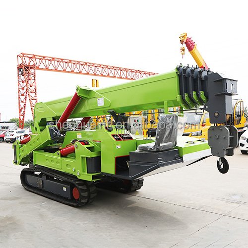 Easy to Operate Multiple Colors Available Small Mobile Crawler 15 Ton Spider Crane 30m for Telescopic Height