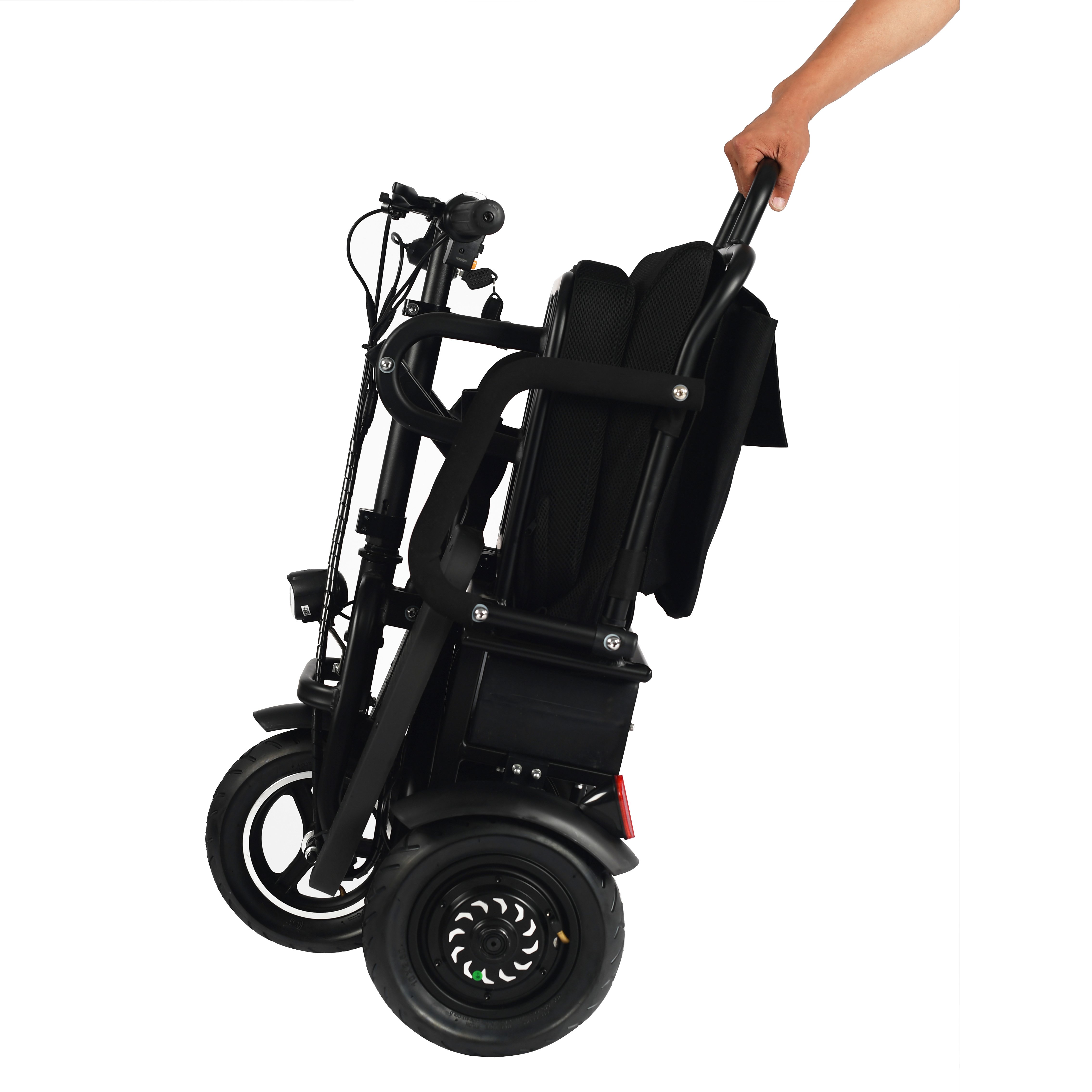 High Quality Alluminim Alloy Folding 3 Three Wheels Disabled Handicapped Trike Electric Mobility Scooter Tricycle for Elderly