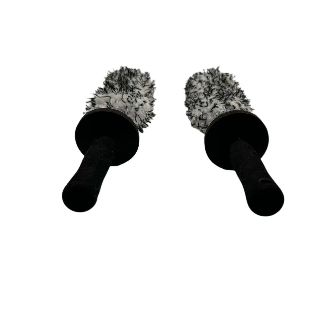 Microfiber Premium Wheels Car Brush Non-Slip Handle Easy to Cleaning Rims Spokes Wheel Barrel Brake Caliper Renovation Tools