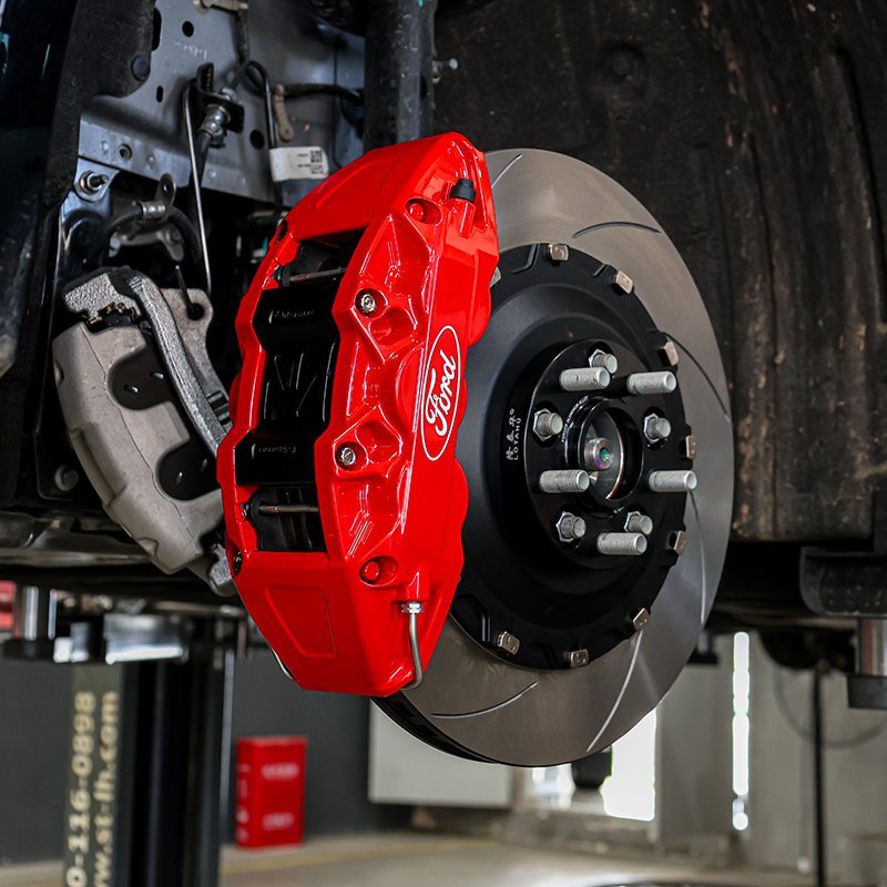 Factory Custom Support 90% Vehicle Type Carbon Ceramic Big Brake Kit 6 Pots Front Brake Caliper for Ford Mustang