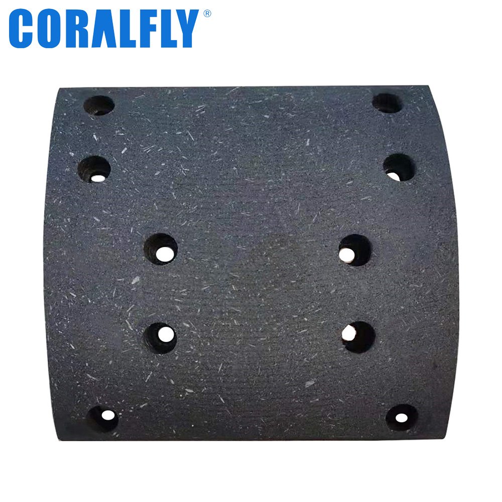 Coralfly High Quality 19580 Shoe Man Truck Brake Lining for Mercedes benz 3074214210 3014216510 3014235010 3074234610