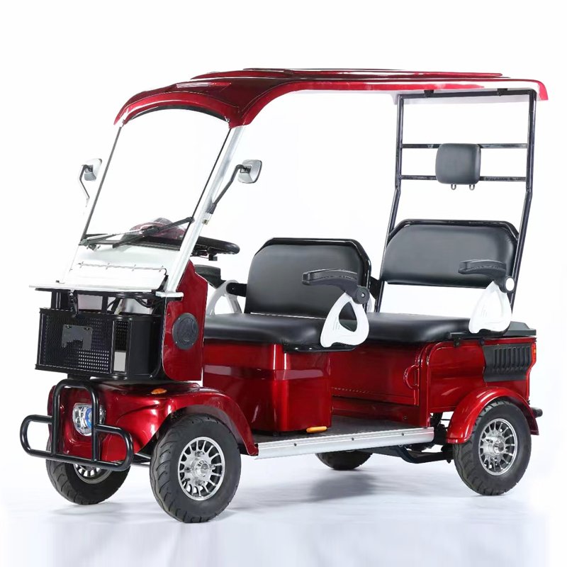 China Factory Direct Sales High Quality Cheap Quadricycle Rhd Electric Car with Cabin Tuk Tuk
