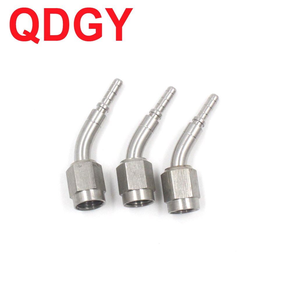Used for Toyota Auto Brake Hoses with Quick Connector Throat Fish Eye AN3 Stainless Steel Car Brake Modifying Oil Pipe Connector
