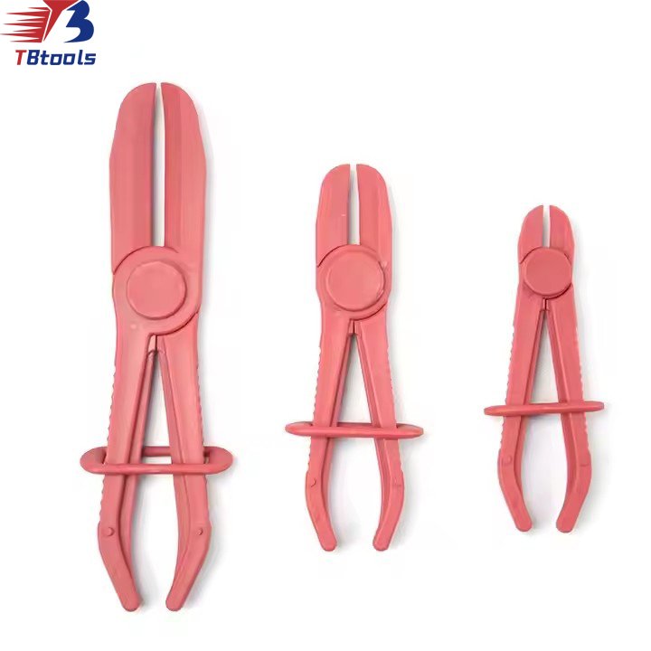 TBTOOLS Car Auto 3 PCS Hose Clamp Pliers Tools Set Cylinder Head Tool Line Brake Nylon Hose Plier Cutting Repair Kit TB037