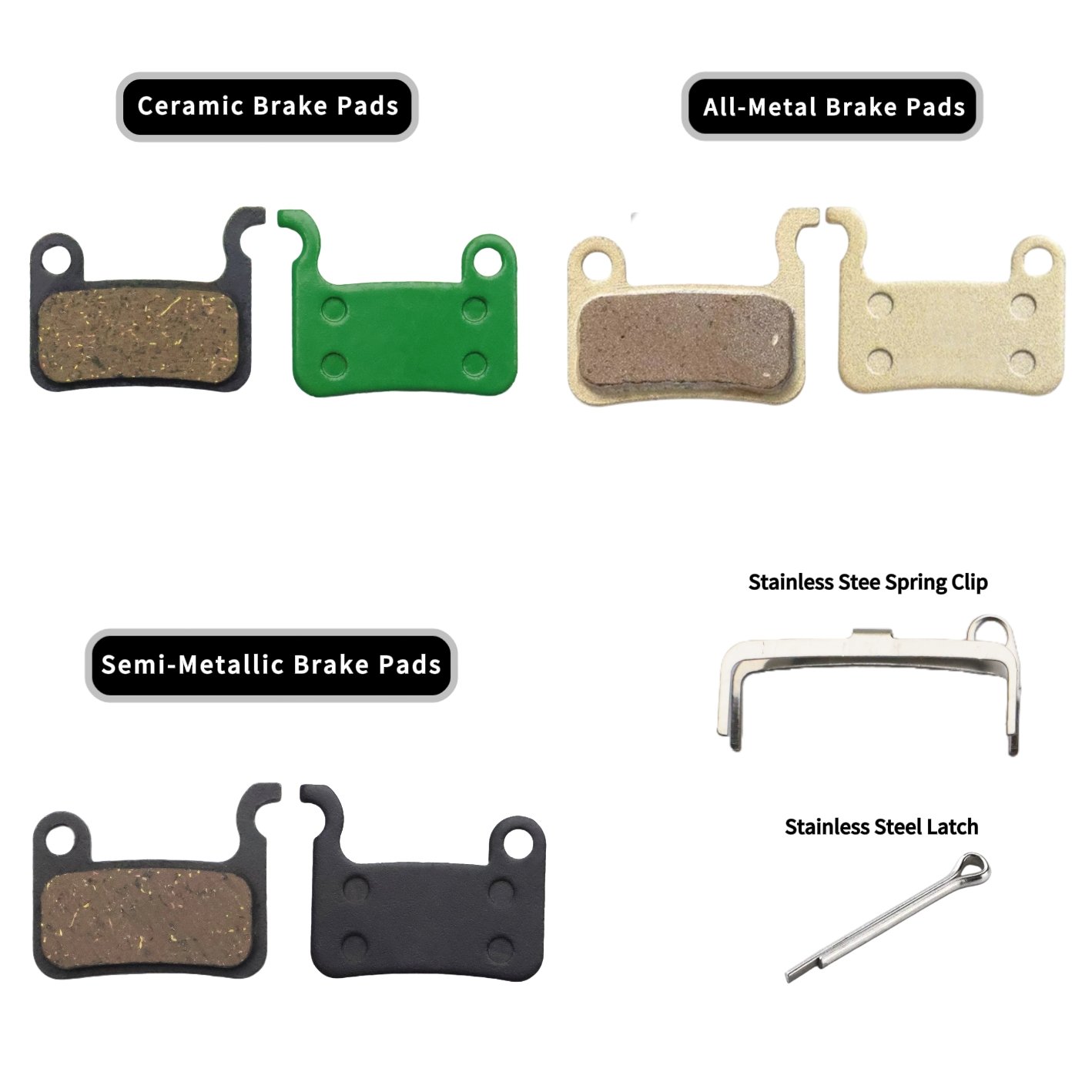 Attractive Price New Type Bicycle Pad Mountain Bike Disc Brake Pads Escooter Brake Pads