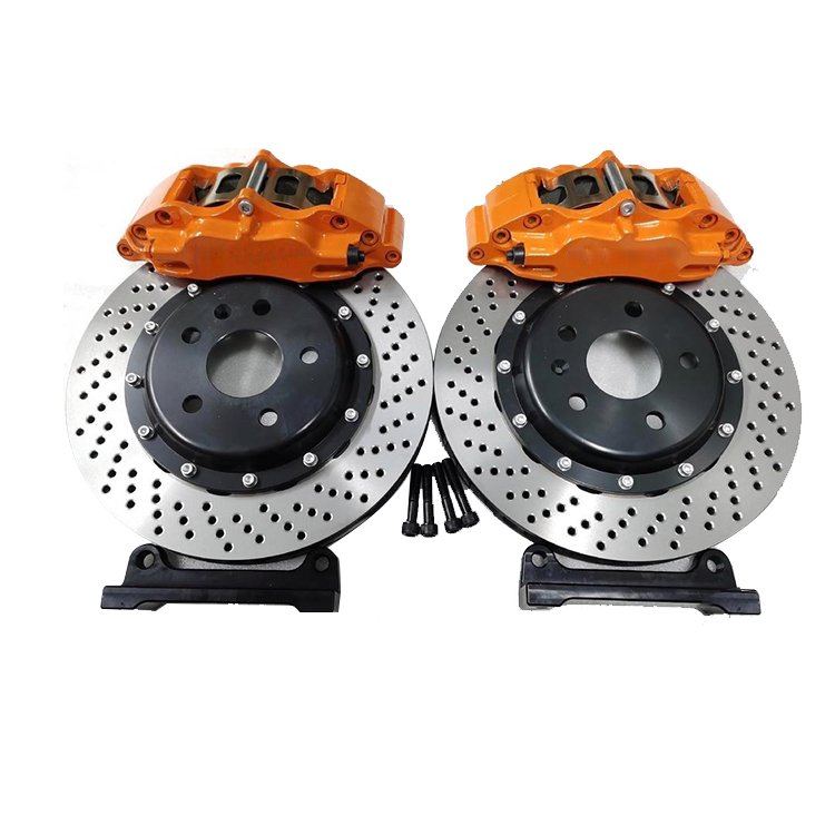 High Performance 4 Pot Brake Caliper AP5200 Brake Kit for vw Golf Mk5 Mk6 gti Mk7 E46 E90 Car Accessories hyundai Santafe 2019
