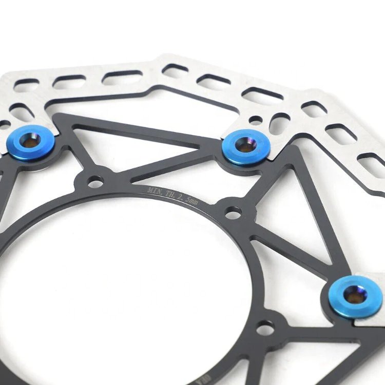 Surron Ultra Bee 270mm Oversize Front Floating Brake Disc Rotor with Adapter Bracket for Sur-Ron Ultra Bee