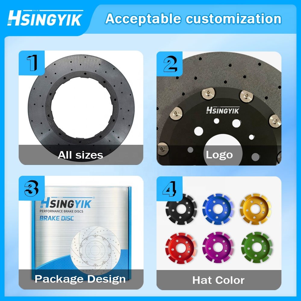 Hot Sale Car Part Brake Kit Carbon Ceramic Brake Disc for BMW Audi Mercedes Benz Lamborghini Nissan Ferrari