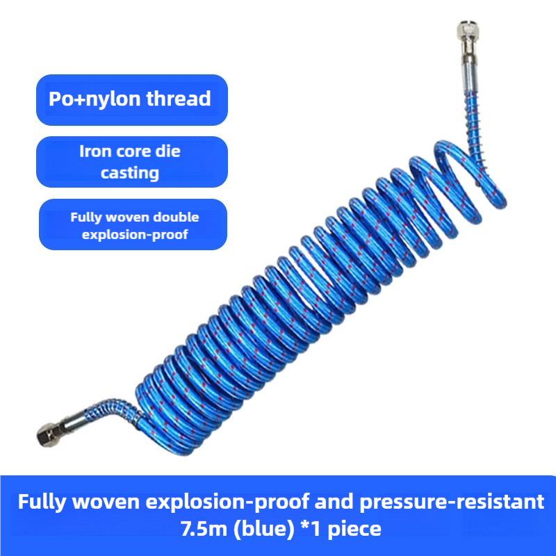 Durable 26 FT Blue Red Air Hose New Design Heavy Duty Flexible Semi-Truck Air Lines for Truck Brake Trailer Parts Accessories