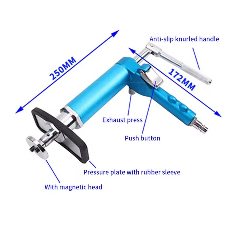 17 PCS Pneumatic Brake Caliper Piston Windback Tool Air Operated Rewind Tool
