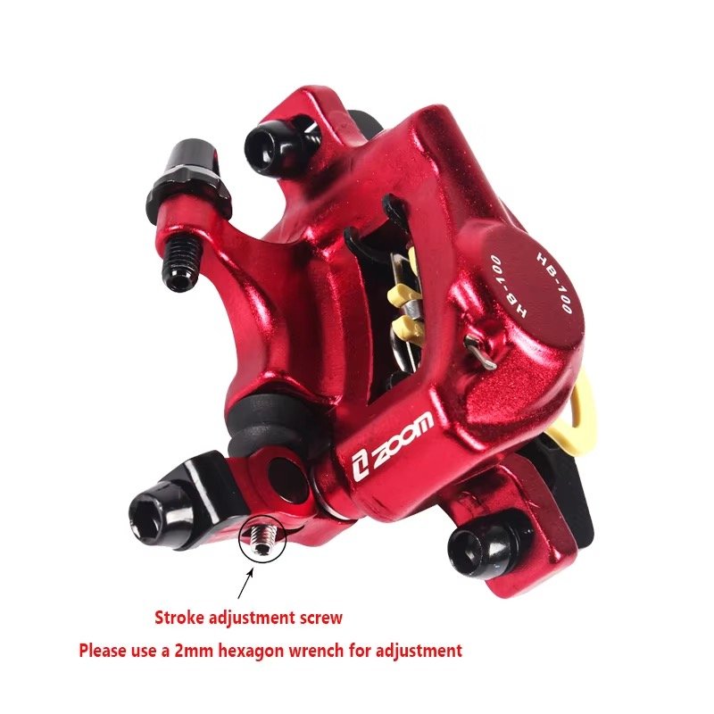 ZOOM XTECH HB100 Bicycle Mtb Mountain Bike Disc Brake System for Bicycle Caliper Scooter Hydraulic Oil Line Pulling Disc Brake