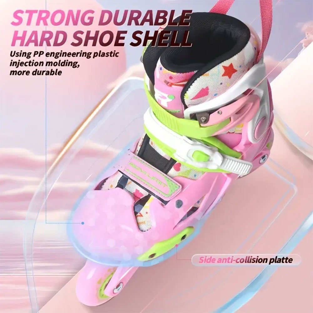 Wholesale Adjustable Outdoor Skate Wear-resisting & Breathable Roller Skates Shoes Adjustable 4 Roller Skate for Kids