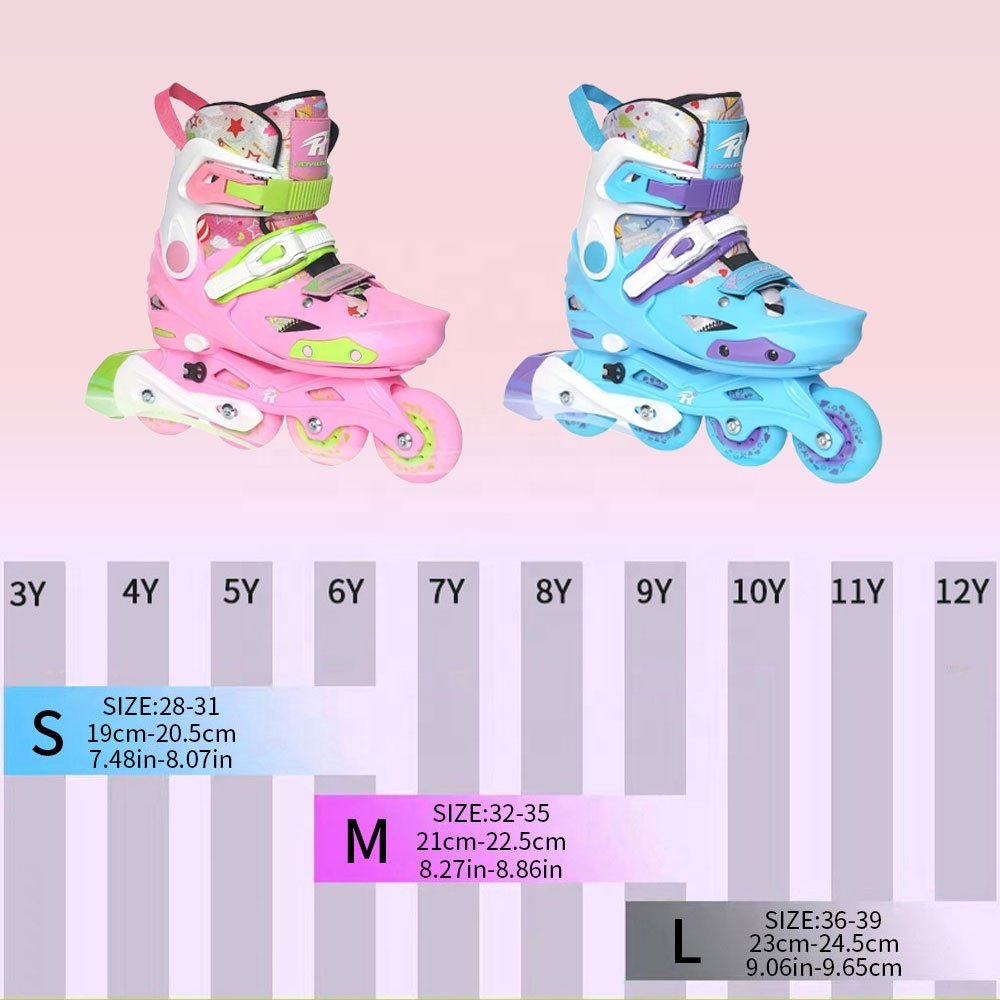Wholesale Adjustable Outdoor Skate Wear-resisting & Breathable Roller Skates Shoes Adjustable 4 Roller Skate for Kids