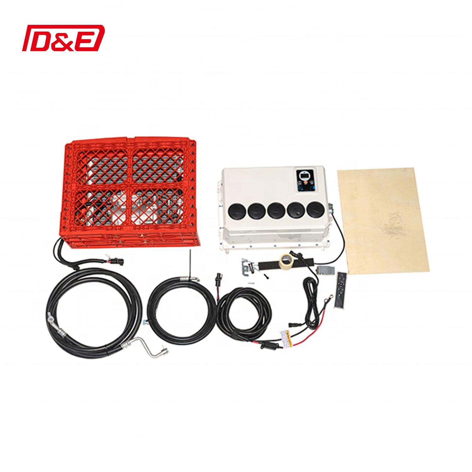 High Quality Electric Split Type 12v 24v Parking Air Conditioner for Truck Tractor for Car Truck RV