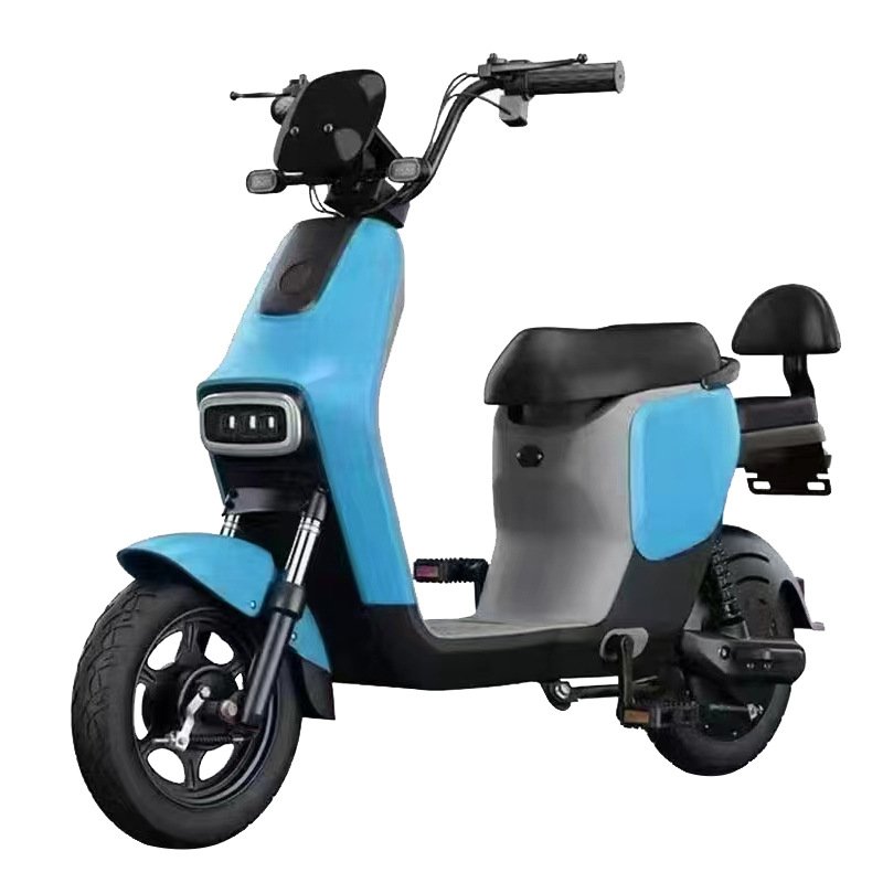 New Electric City Bike 48v 20Ah Wide Seat 2 Wheels Moped Scooters Light Electric Bike 500w Walked Motorbicycle Factory Supply