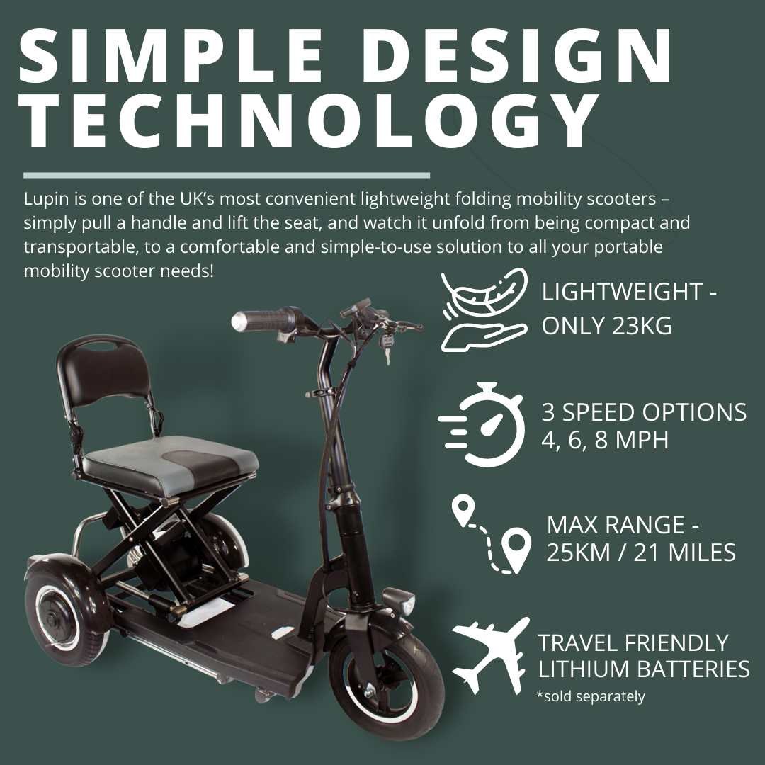 E Bike Mobility Ebike Moped Scooter 3 Wheel Electric Adults Tricycle