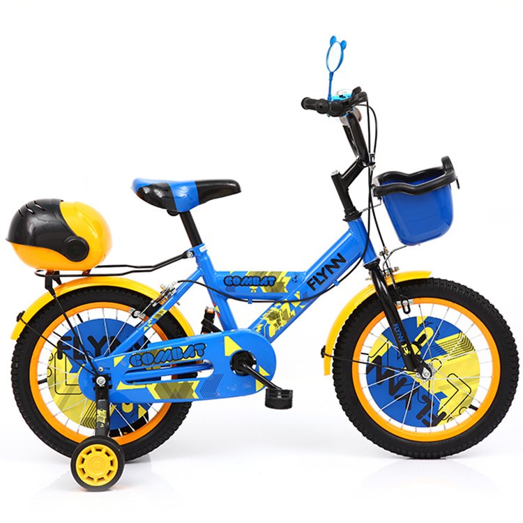 China Factory Supplier CE Approved Carriage Small Bike for Kids Bicicleta 12 COOL Kid Bicycle with Helmet School Bag Mirror