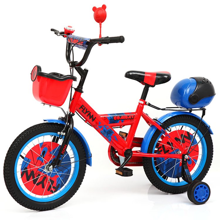 China Factory Supplier CE Approved Carriage Small Bike for Kids Bicicleta 12 COOL Kid Bicycle with Helmet School Bag Mirror