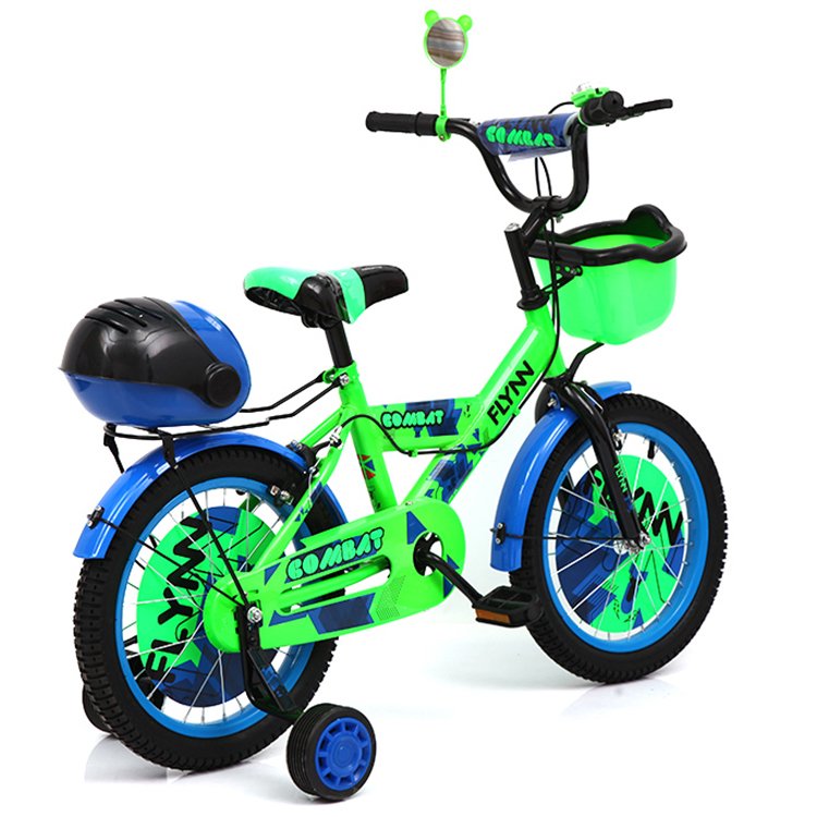 China Factory Supplier CE Approved Carriage Small Bike for Kids Bicicleta 12 COOL Kid Bicycle with Helmet School Bag Mirror