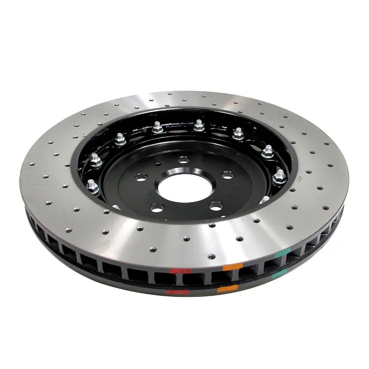 Brake Rotor 2-piece Floating Brake Disc Auto Brake System Break Disc for Audi