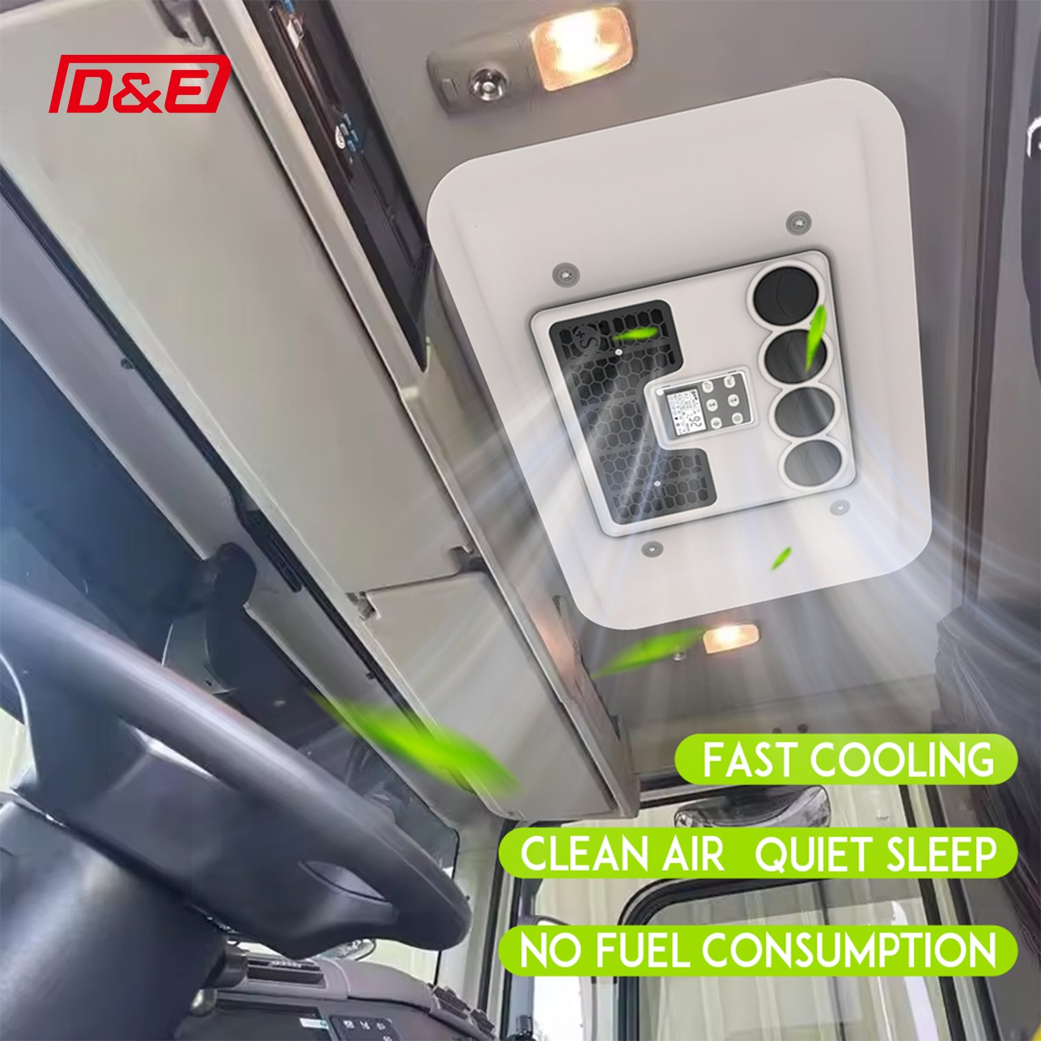 High Cooling Capacity Roof Top Electric Parking air Conditioner 12v 24v for Truck RV Camper Van