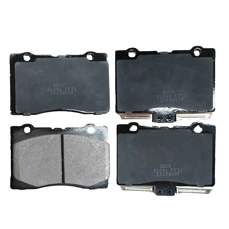Brake Pad Manufacturer High Quality No Noise No Dust Ceramic Fortuner Hilux Brake Pads D2058 04465-0K430 04465-0K380