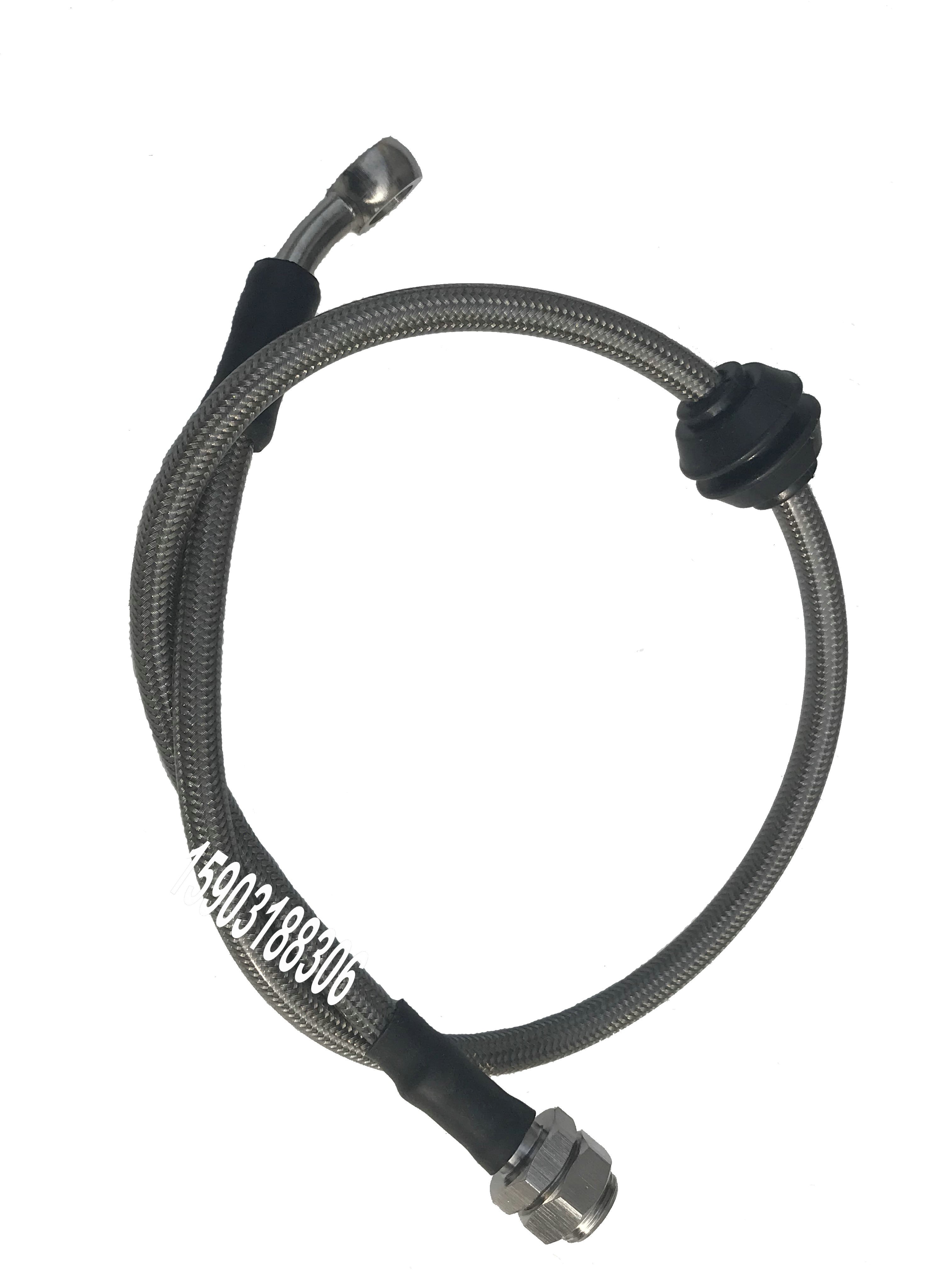 Auto Brake Hoses Accessory for Motorcycle AN3 PU Covered 1/8\" PTFE Center Tube Stainless Steel Material Motor Bikes Fittings