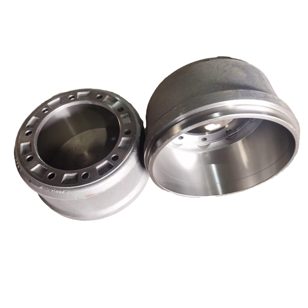 Best Seller American Type Trailer Axle Parts Brake Drum Wholesale Price Brake Drum With 10 Bolts for FUWA 13T 16T