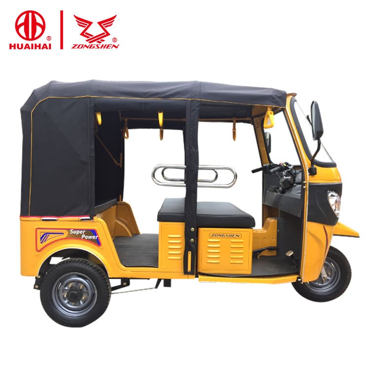 Bajaj Taxi Motor Tricycle 3-Wheel Gasoline Passenger Trike 200CC Motorcycle Other Tricycle