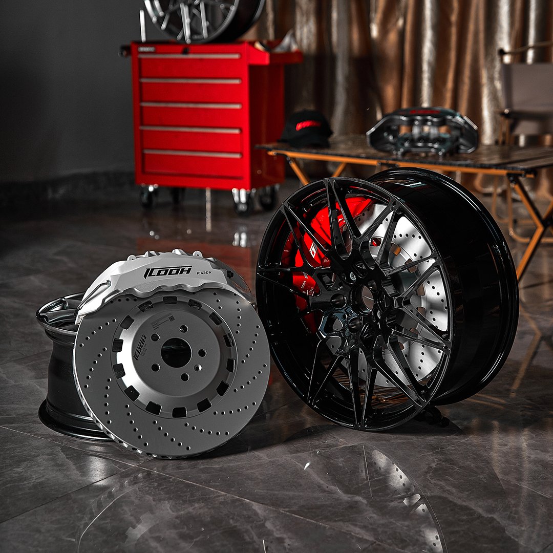 ICOOH IC6 High Performance 6 Piston Racing Brake Kits Extravagant Big Brake Sets 380/390/410mm for Audi A4 A5 A6 A8 New