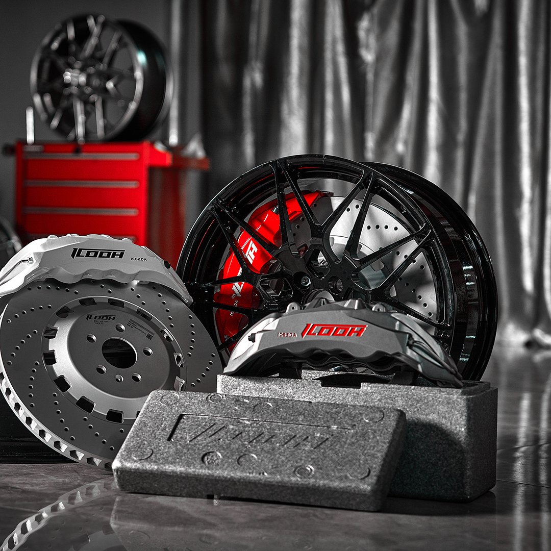 ICOOH IC6 High Performance 6 Piston Racing Brake Kits Extravagant Big Brake Sets 380/390/410mm for Audi A4 A5 A6 A8 New