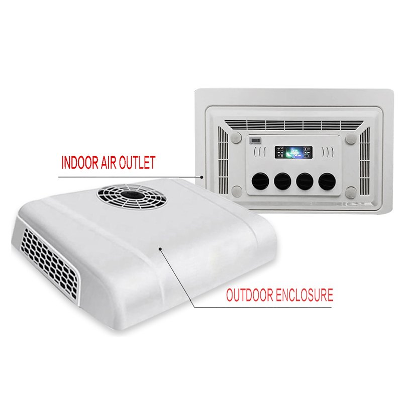 Tenzu Air Conditioning System 12V 24V Parking Cooler Dometic Truck Pop up Camper 12000 Btu Marine Air Conditioner