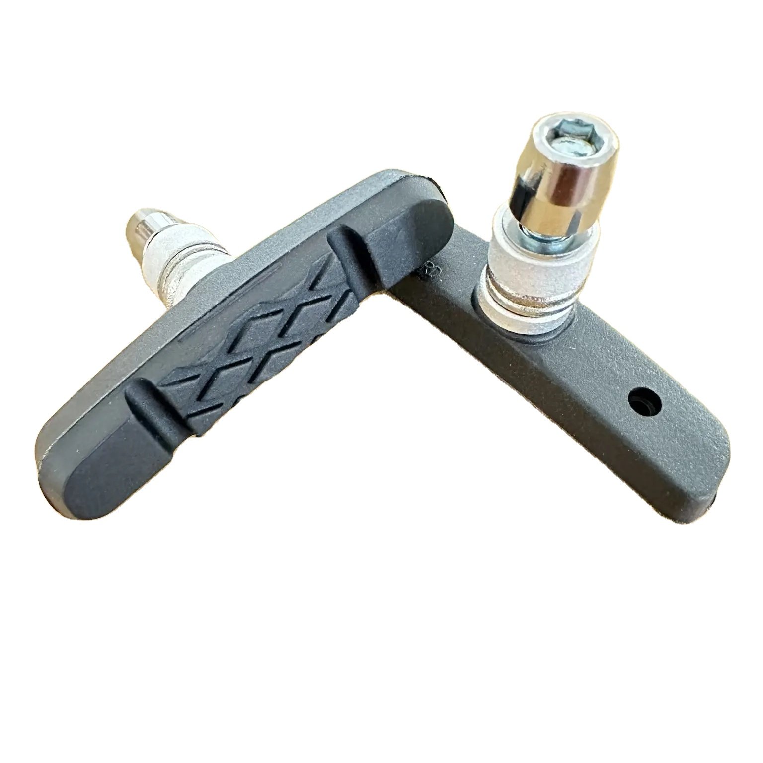 60mm BMX Bike Components Steel and Rubber V-Brake Parts with Resin Plastic Brake Line Bicycle Brake Shoes Including Pads