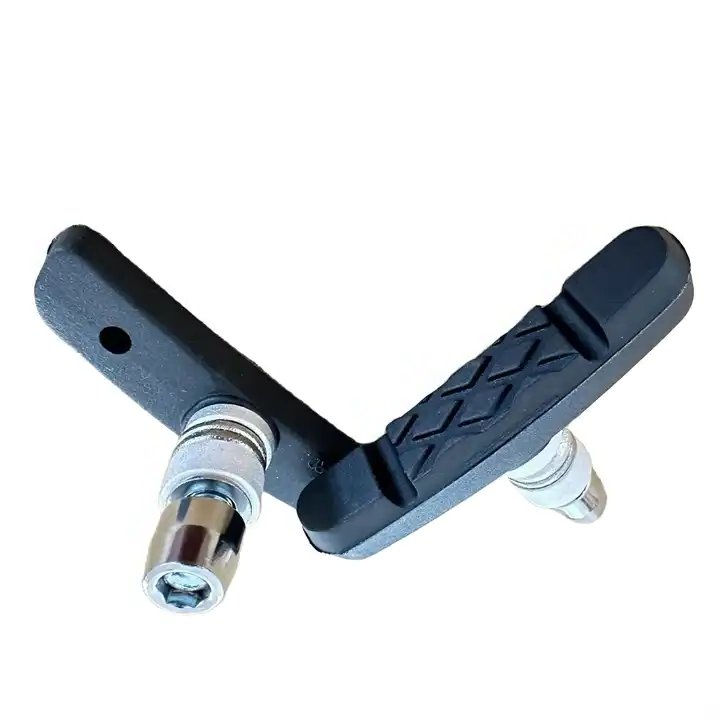 60mm BMX Bike Components Steel and Rubber V-Brake Parts with Resin Plastic Brake Line Bicycle Brake Shoes Including Pads